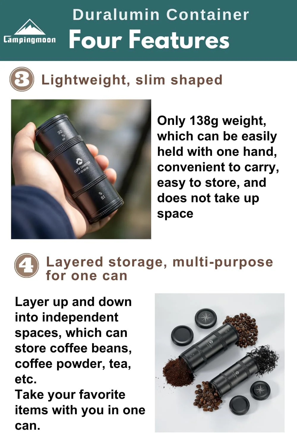 Campingmoon Medium Coffee Canister 2026 - Image 3