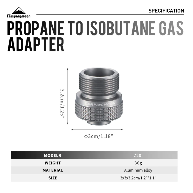 Camping Moon Z20 Propane Adapter 2026 - Image 2