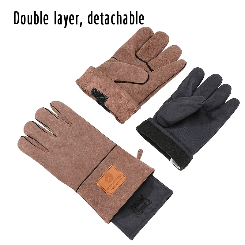 Campingmoon Q28 Protective Heat Insulation Fire Gloves 2026 - Image 2