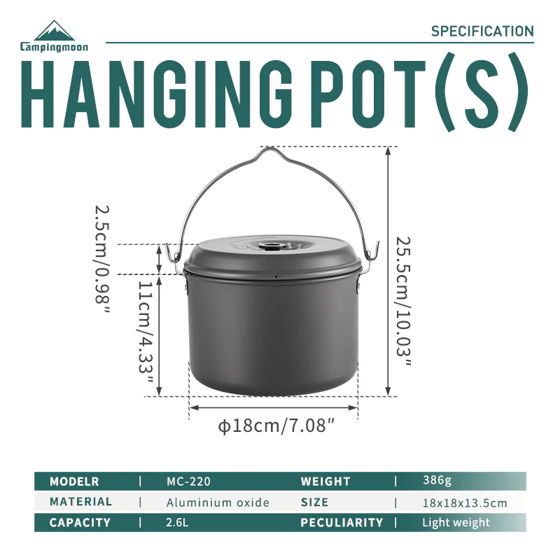 Camping Moon Small Hanging Pot - Image 7