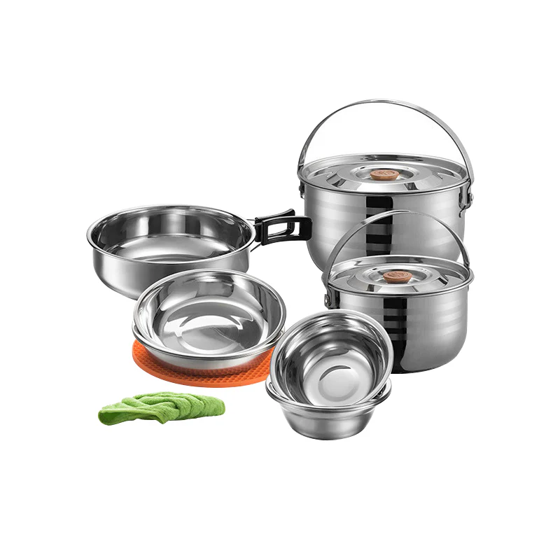 Campingmoon Ss Pot Set – 6 Person 2026