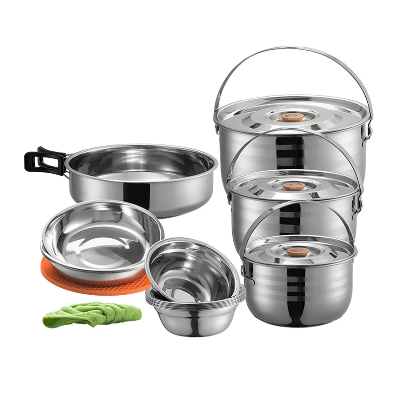 Campingmoon Ss Pot Set – 8 Person 2026 - Image 2