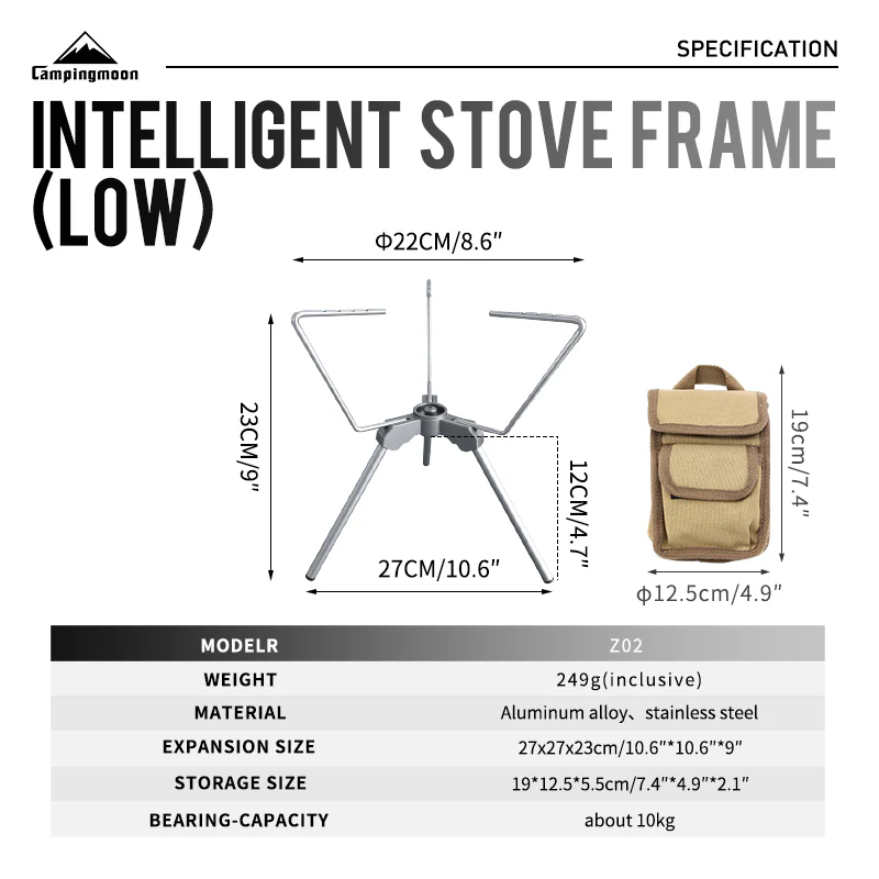 Campingmoon Stove Stand Z02 Low - Image 2