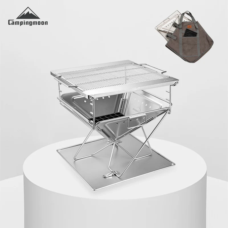 Campingmoon Takibi Fire Pit Grill MT-055 2026 - Image 4