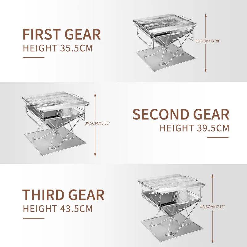 Campingmoon Takibi Fire Pit Grill MT-055 2026 - Image 6
