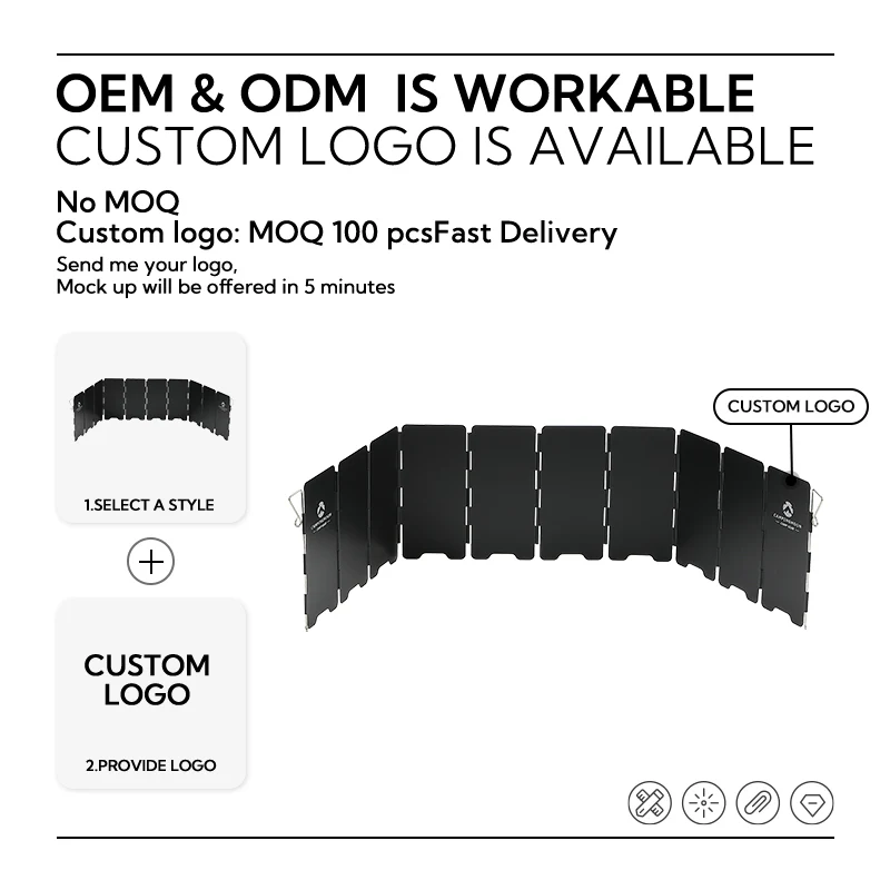 Camping Moon Wind Deflector – 10Pcs - Image 9