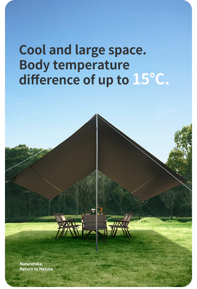Naturehike Cloud Skies Tarp Lite 2026 - Image 6