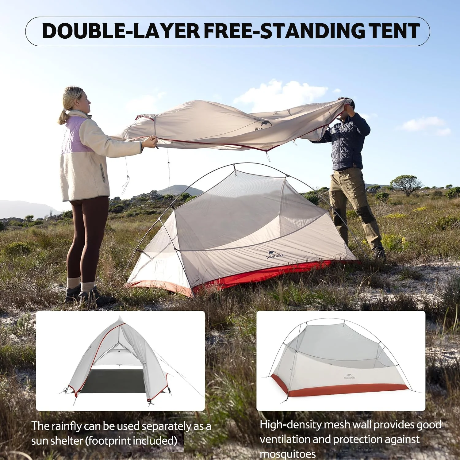 Naturehike Cloud Up™ Pro 2-Person Ultralight Backpacking Tent 2026 - Image 6