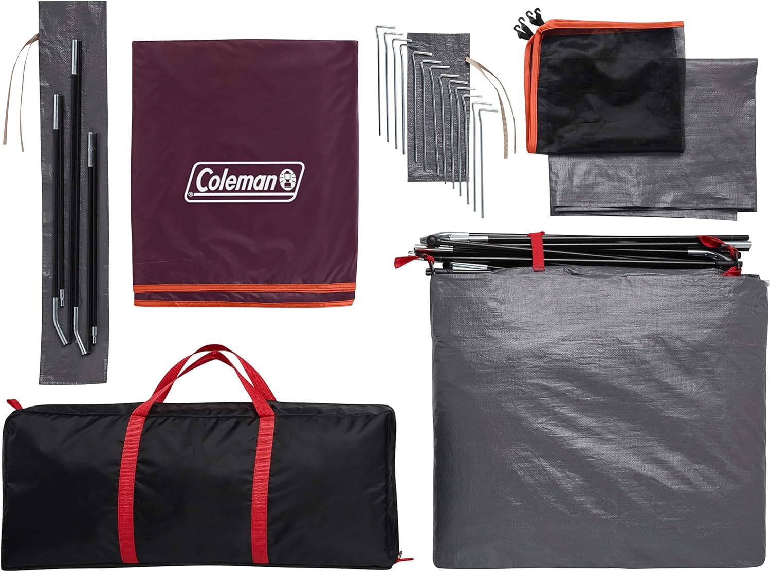 Coleman 4P Skydome Blackberry Tent - Image 7