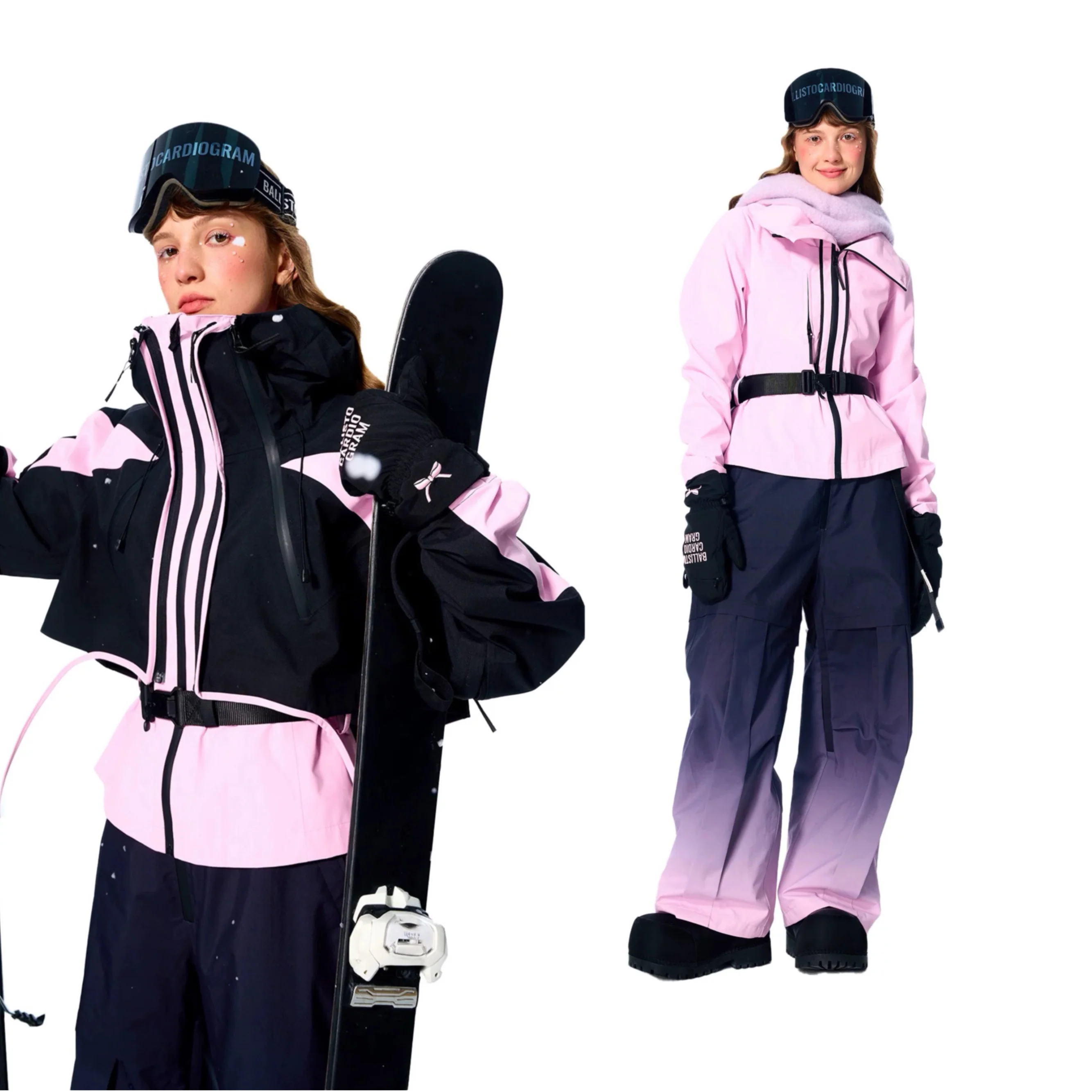 BCG Detachable 2-in-1 Multi-Functional Snow Jacket with Belt