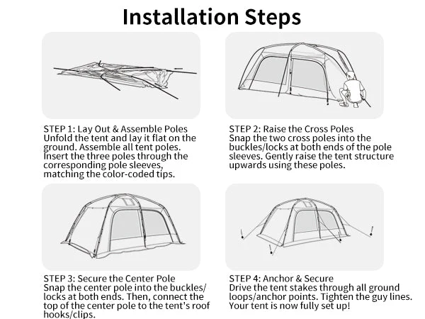 Naturehike Dune™ 10.9 Pro 4-Person Hot Tent 2026 - Image 11