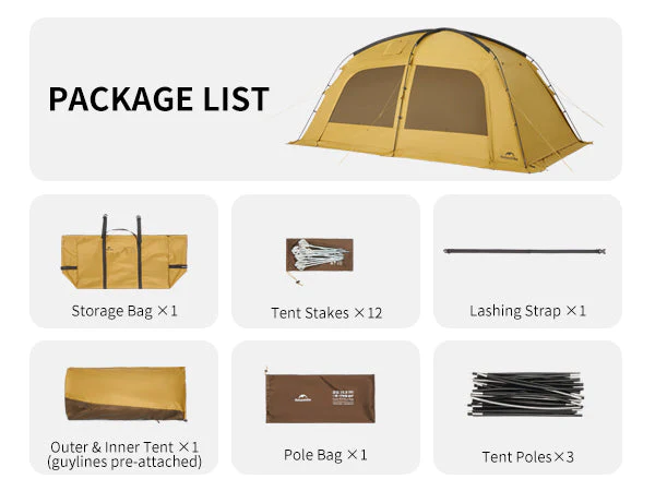 Naturehike Dune™ 10.9 Pro 4-Person Hot Tent 2026 - Image 3