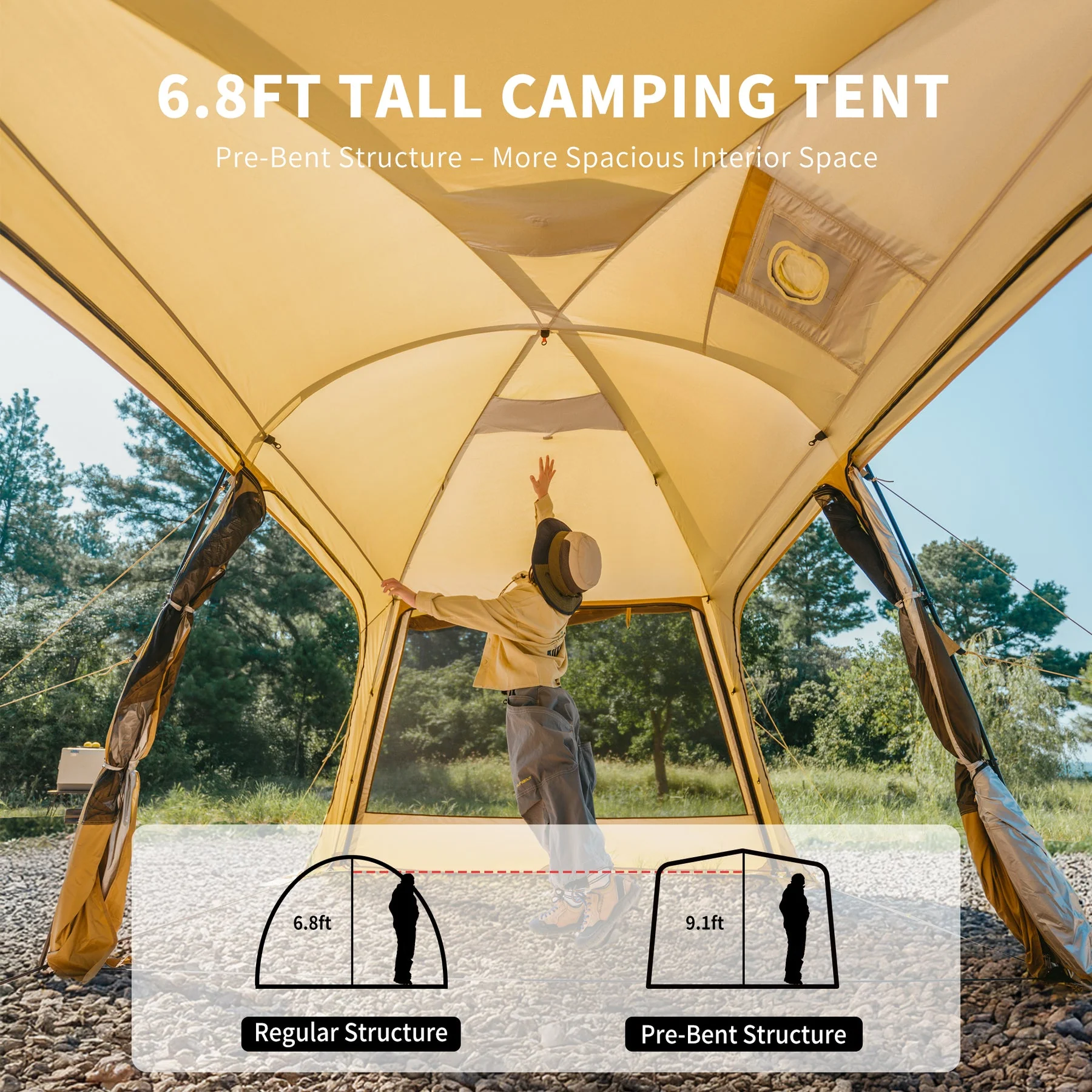 Naturehike Dune™ 10.9 Pro 4-Person Hot Tent 2026 - Image 8