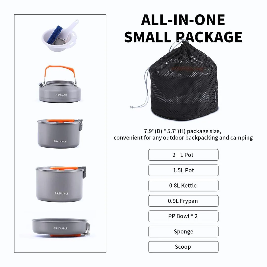 Fire Maple Feast 4 Aluminum Family Camping Cookware 2026 - Image 4