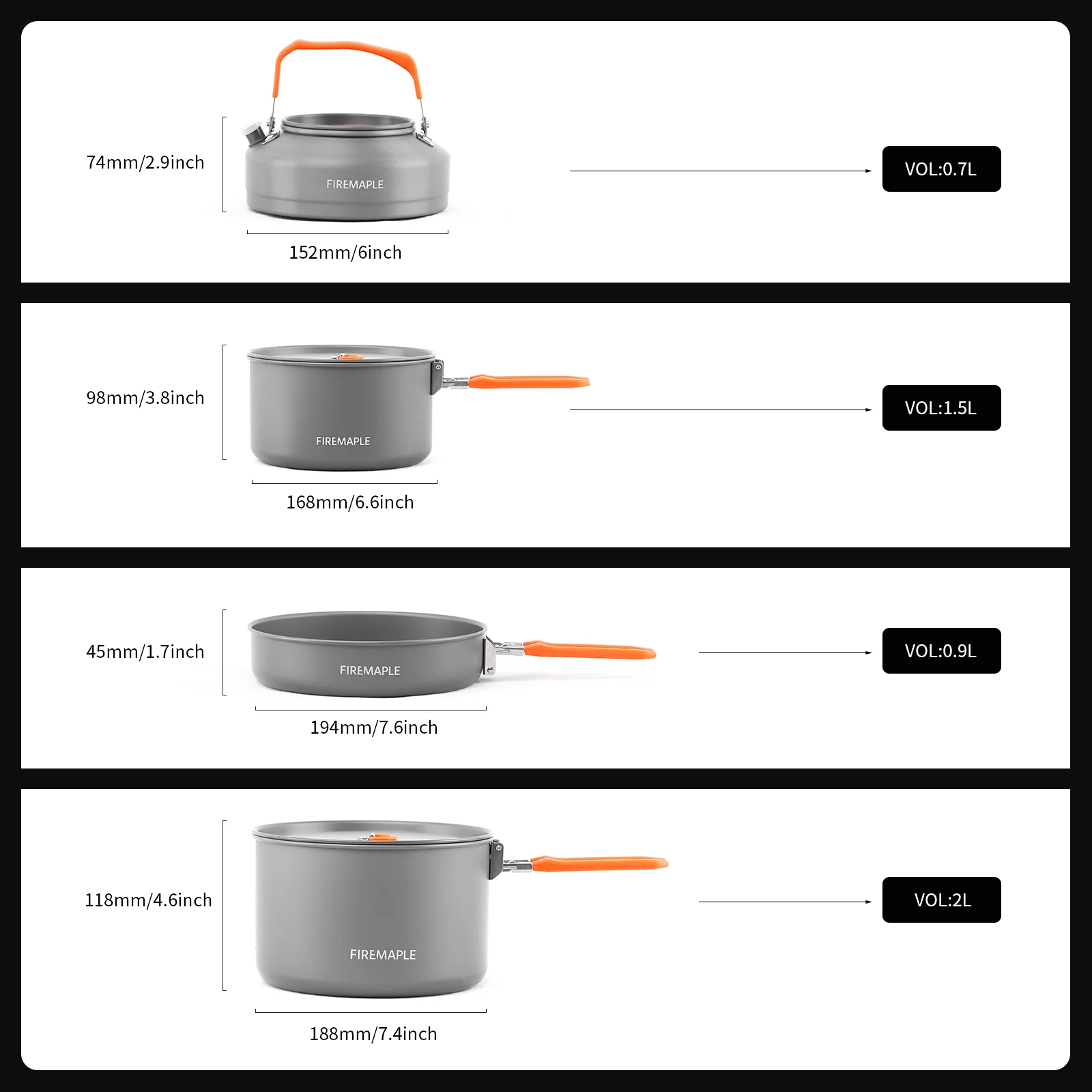 Fire Maple Feast 4 Aluminum Family Camping Cookware 2026 - Image 5