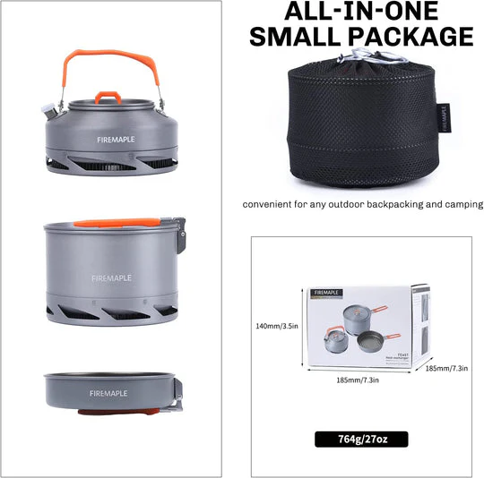 Fire Maple Feast Heat-Exchanger Aluminum Cookware 2026 - Image 2