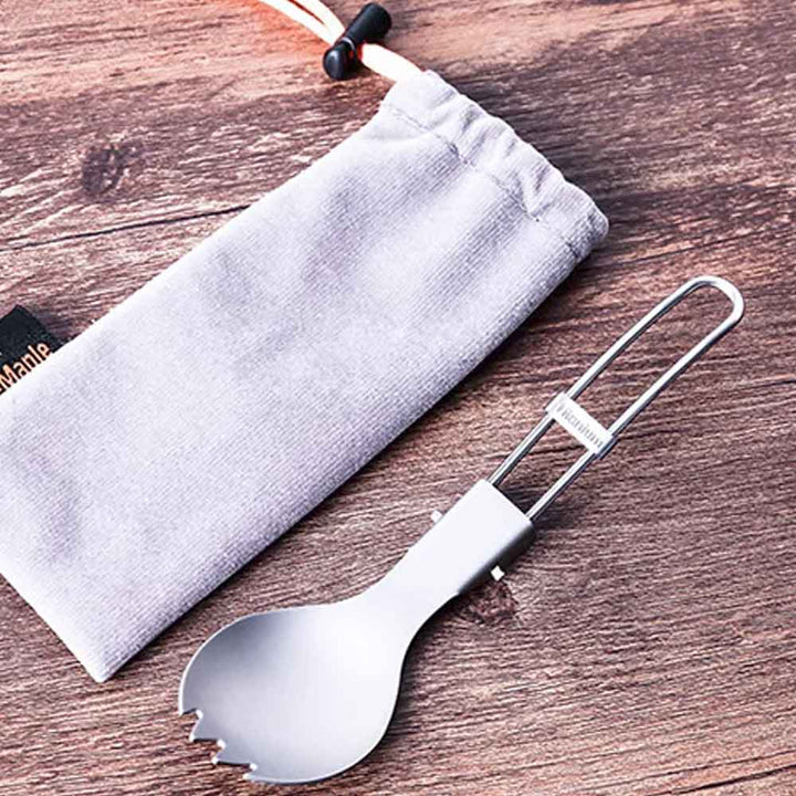 Fire Maple Foldable Titanium Fork Spoon FMT-T61 - Image 5