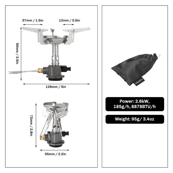 Fire Maple Greenpeak Ⅱ Pressure-Regulator Gas Stove - Image 2