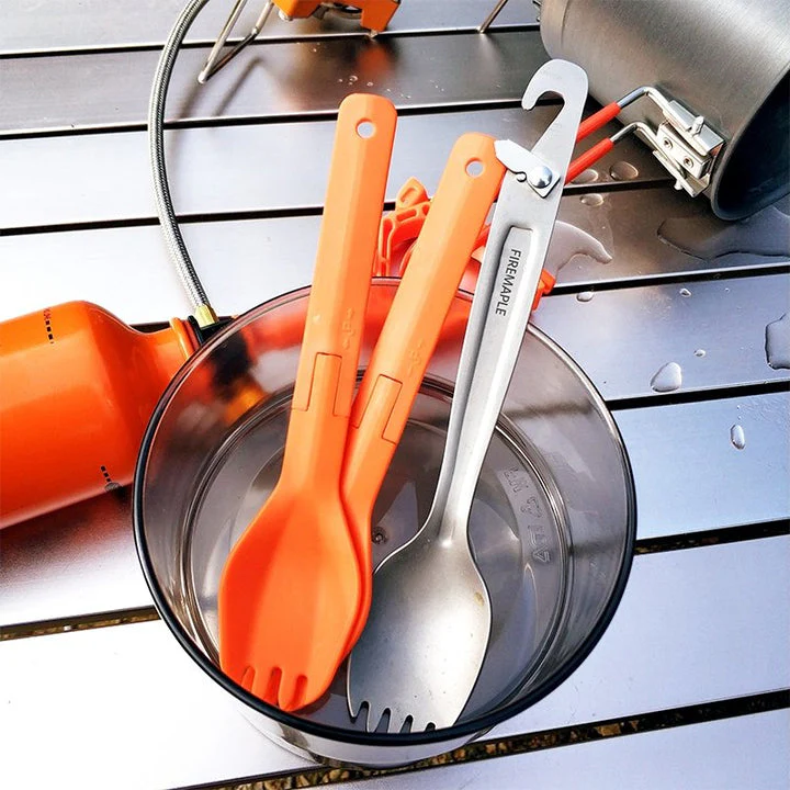 Fire Maple Woodpecker Three-In-One Titanium Spork (Titanium Spork) - Image 4
