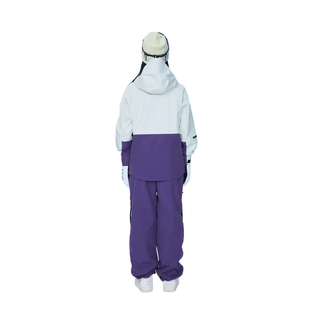 Gainax Snow Jacket White & Purple - Image 4