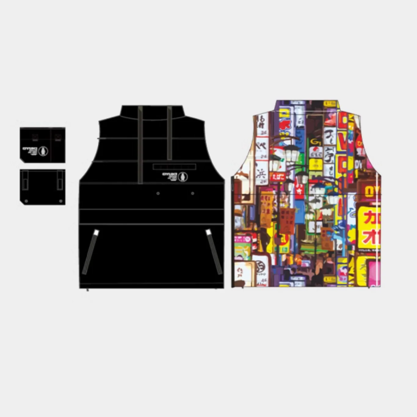 Goski Cotton Vest Black - Image 4