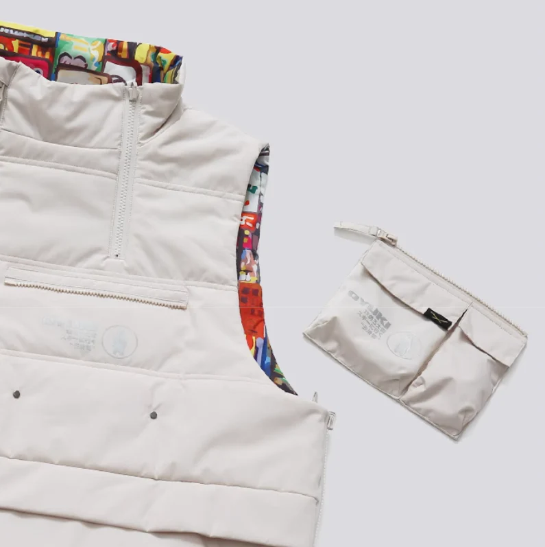 Goski Cotton Vest Khaki - Image 3