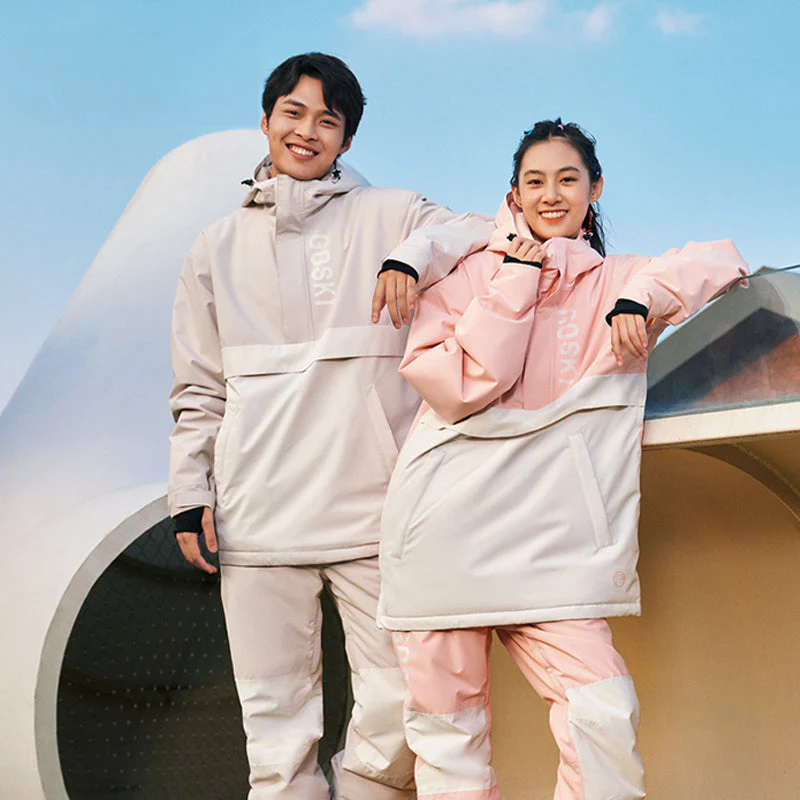 Goski Couple Snow Pants Pink - Image 3