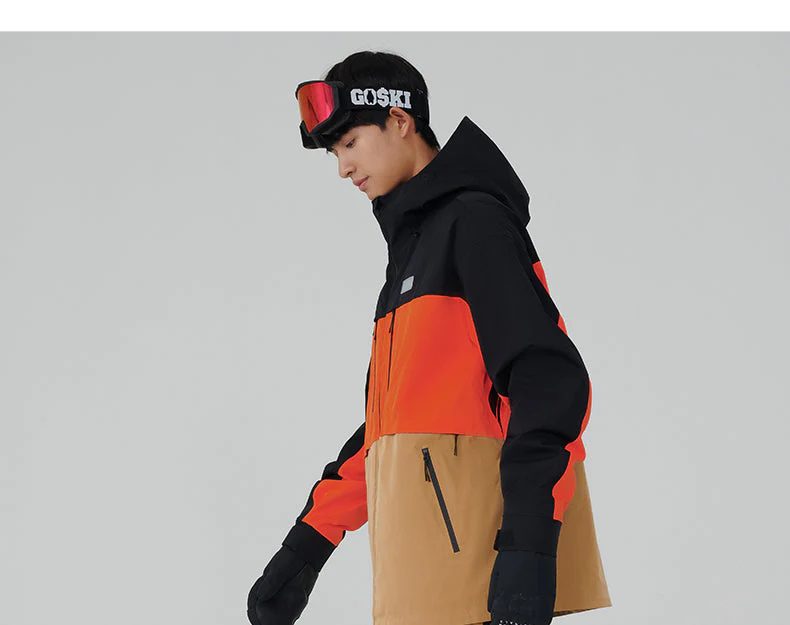 Goski Flex Snow Jacket White&Green&Black - Image 2