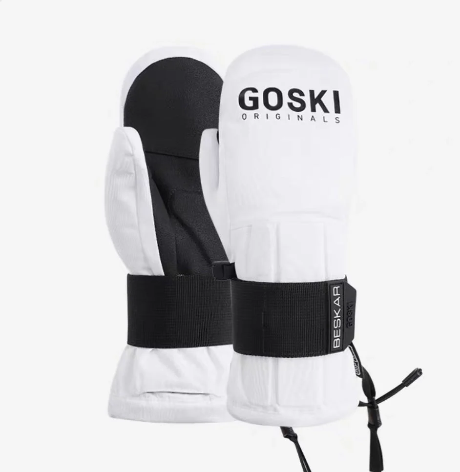 Goski Mittens With Wrist Pads Black - Image 3
