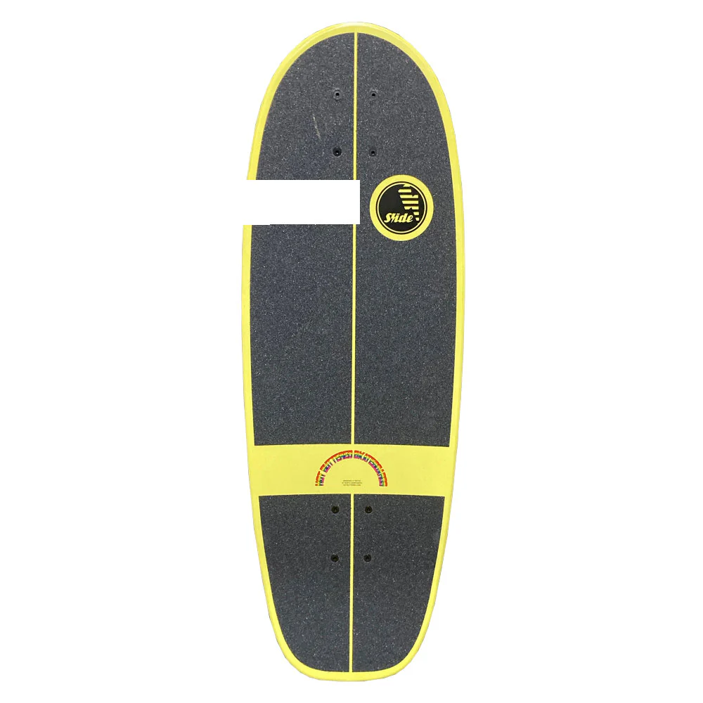 Hot Buttered 31'' Surf Skateboard - Magic Egg - Rainbow Laser - Image 3