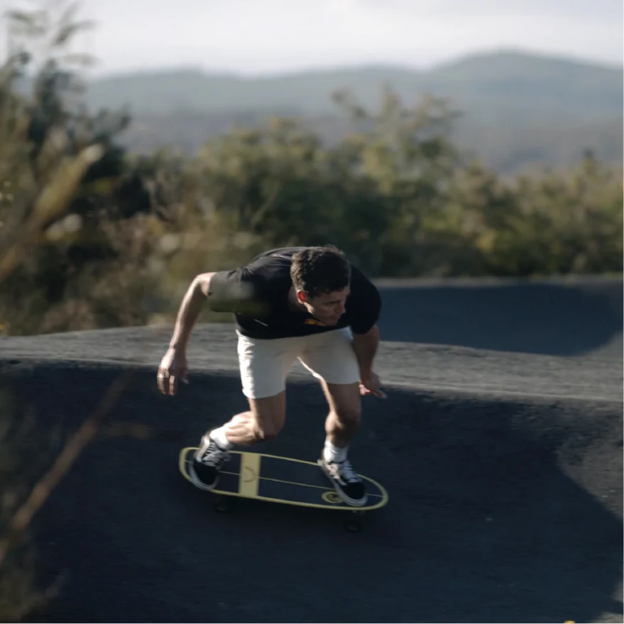 Hot Buttered 31'' Surf Skateboard - Magic Egg - Rainbow Laser - Image 5
