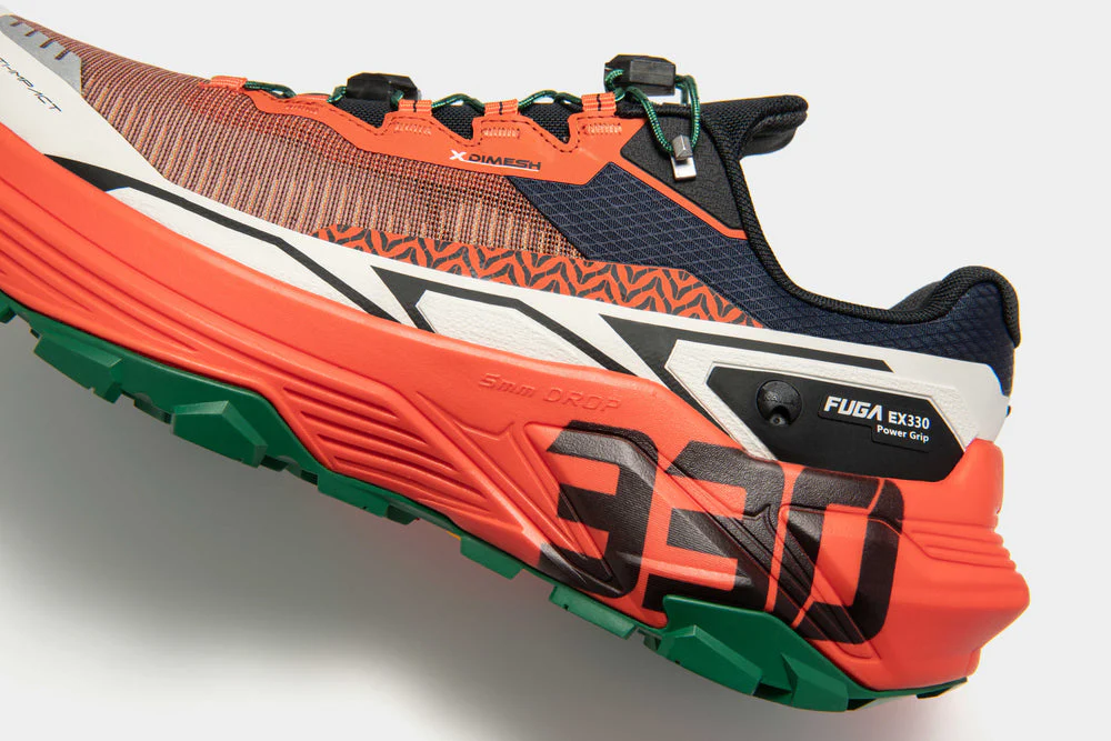 Kailas Fuga Ex330 Trail Running Shoes Women's Fuga Orange/Original/Navy Blue - Image 6