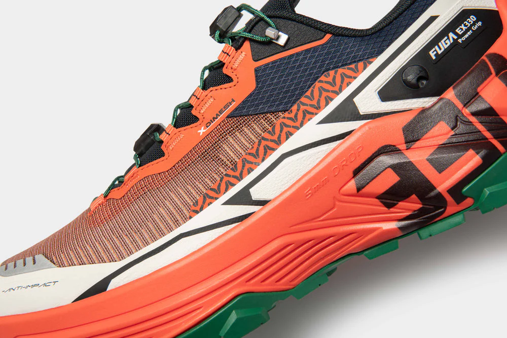 Kailas Fuga Ex330 Trail Running Shoes Women's Fuga Orange/Original/Navy Blue - Image 7