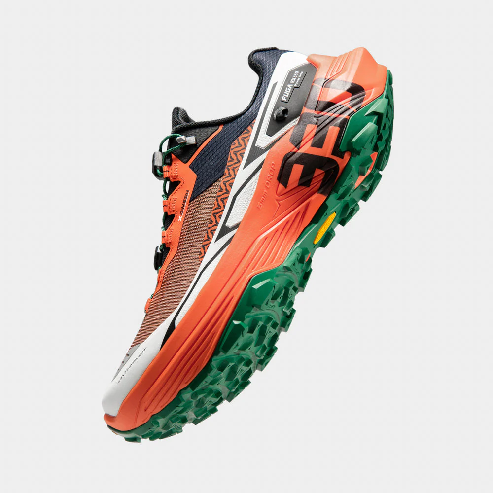 Kailas Fuga Ex330 Trail Running Shoes Women's Fuga Orange/Original/Navy Blue - Image 9