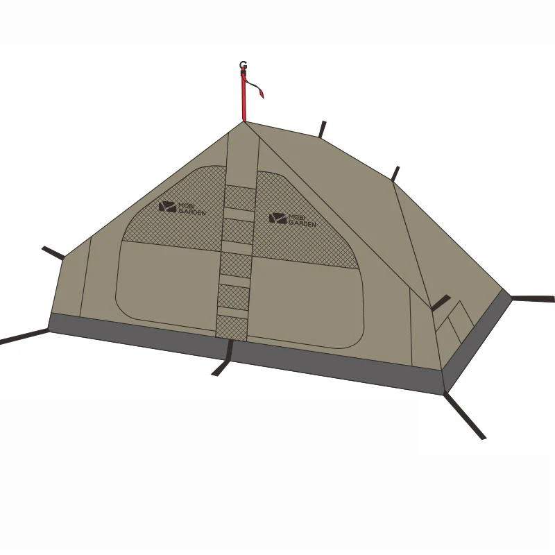 Mobi Garden Era Courtyards 290 Pyramid Tent part - Image 4