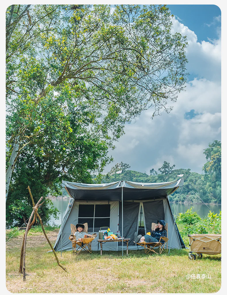 Mobi Garden Holiday Mountain Residence 10.9 Tent (Black Coated) - Image 19
