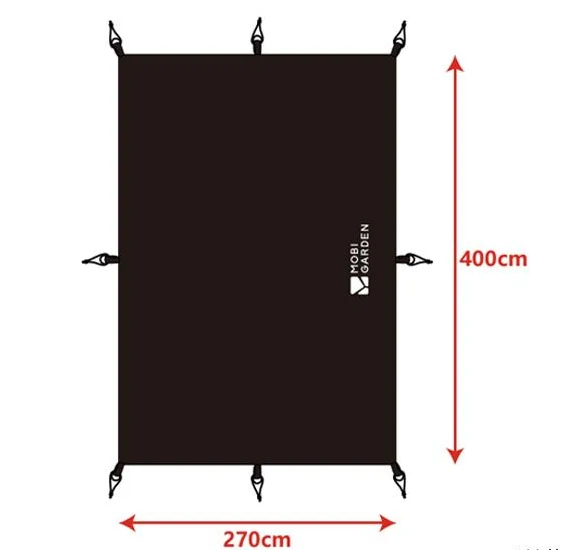 Mobi Garden Holiday Mountain Residence 10.9 Tent (Black Coated) - Image 5