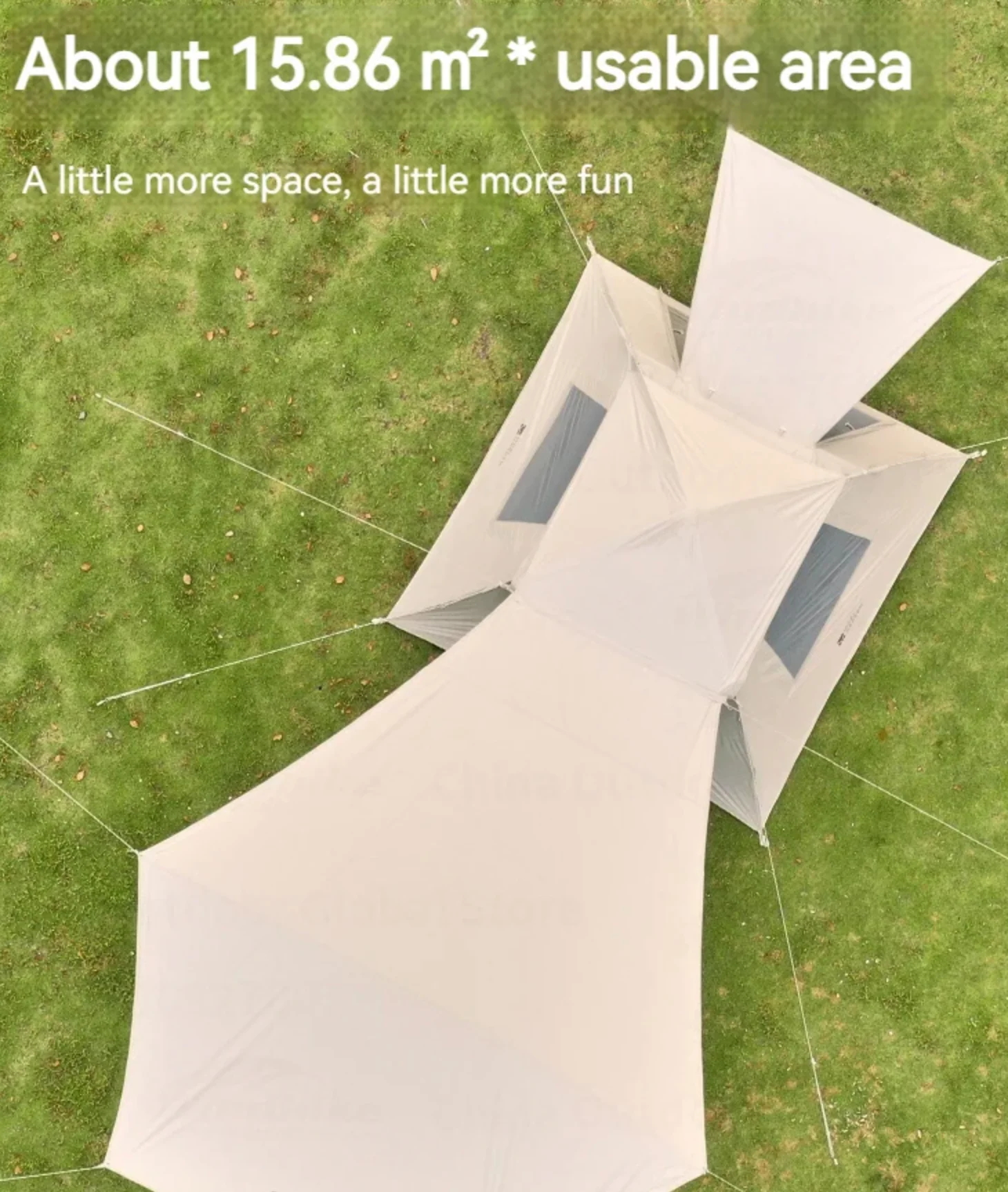 Mobi Garden Instant Set-Up Tent Vinyl Coated - Image 5