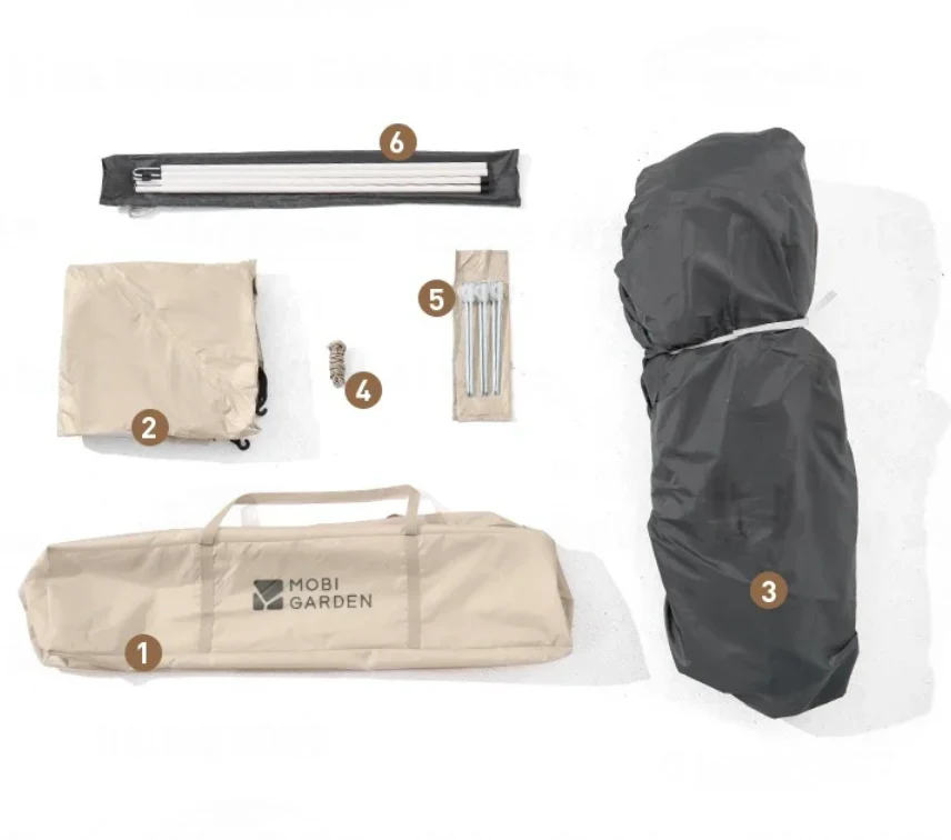 Mobi Garden Instant Set-Up Tent Vinyl Coated - Image 7