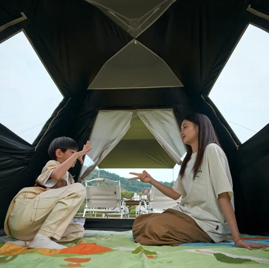 Mobi Garden Instant Set-Up Tent Vinyl Coated - Image 9