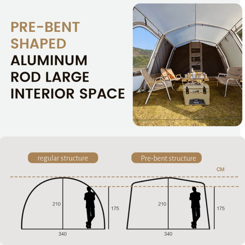 Mobi Garden LS 4 Tunnel Tent - Image 10