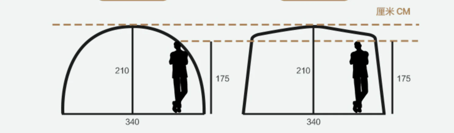 Mobi Garden LS 4 Tunnel Tent - Image 39