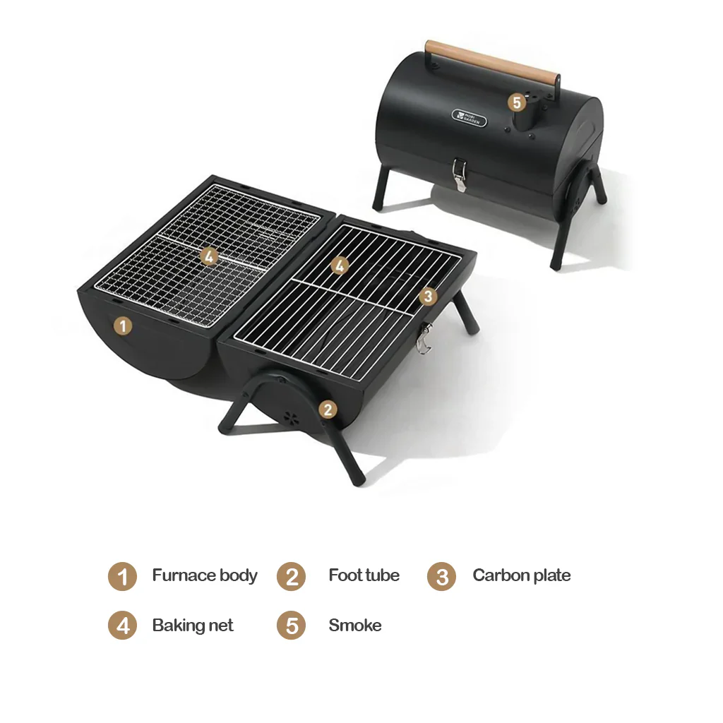 Mobi Garden Double-Sided Portable Barbecue Grill 2026 - Image 3