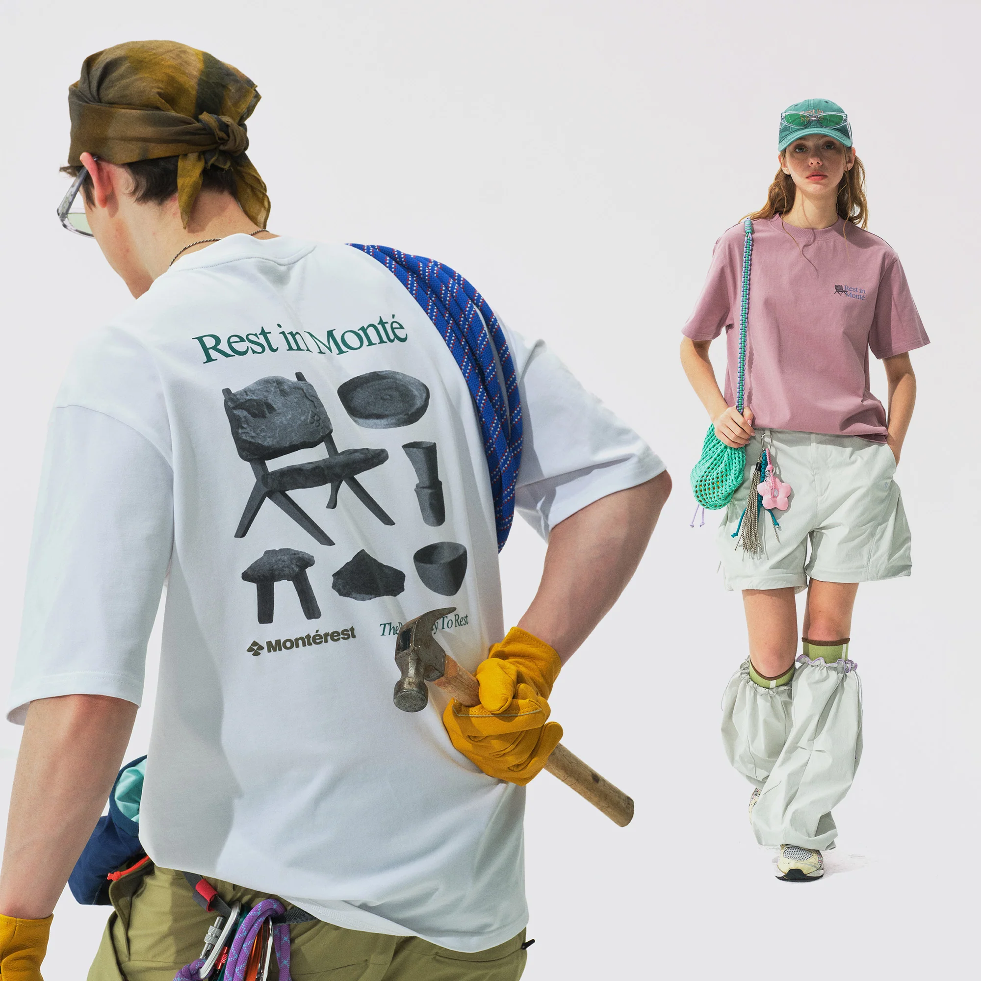 Monterest Outdoor Quick-drying Crew Neck T-shirt