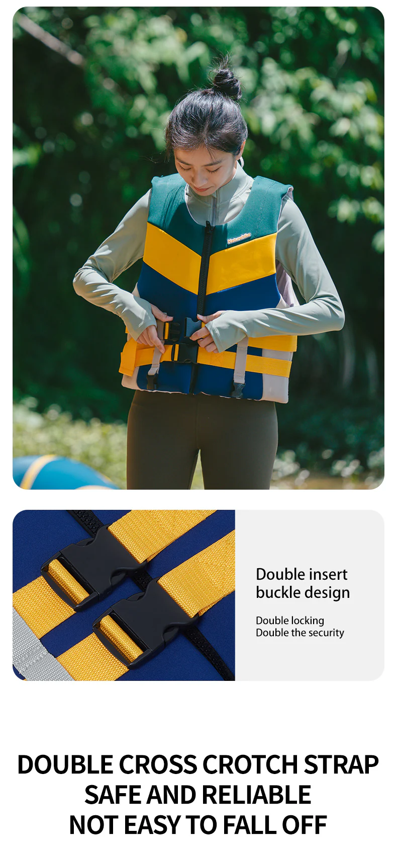 Naturehike Buoyancy Vest Yellow - Image 7