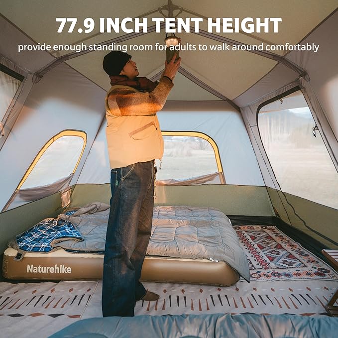 Naturehike Cape™ 8-Person Pop-Up Camping Tent 2026 - Image 6