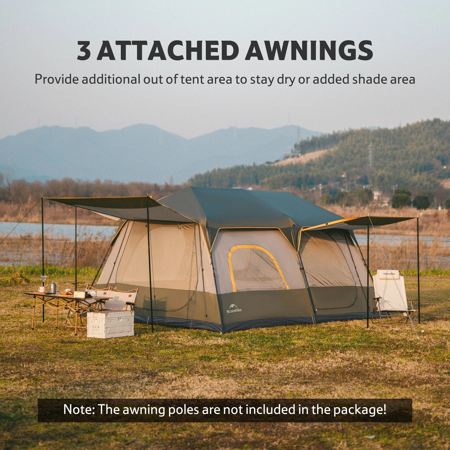 Naturehike Cape™ 8-Person Pop-Up Camping Tent 2026 - Image 8