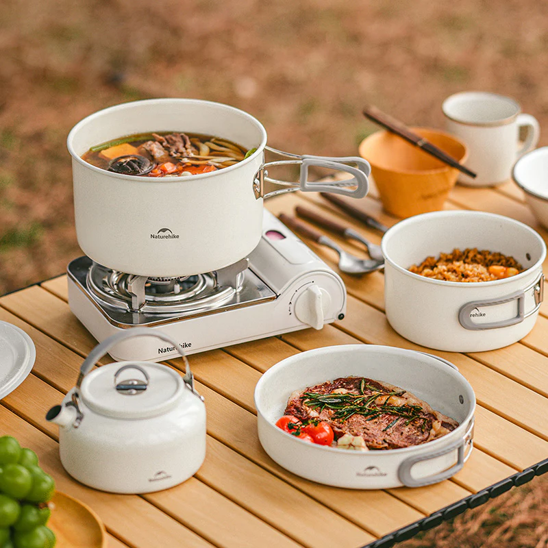 Naturehike Ceramic Non-Stick Pot Set 4-7 People Pot Set - Image 3