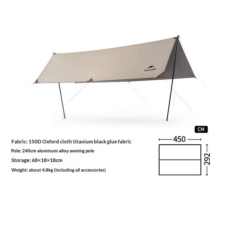 Naturehike Cloud Skies Octagonal Large Tarp Lite 2026 - Image 6