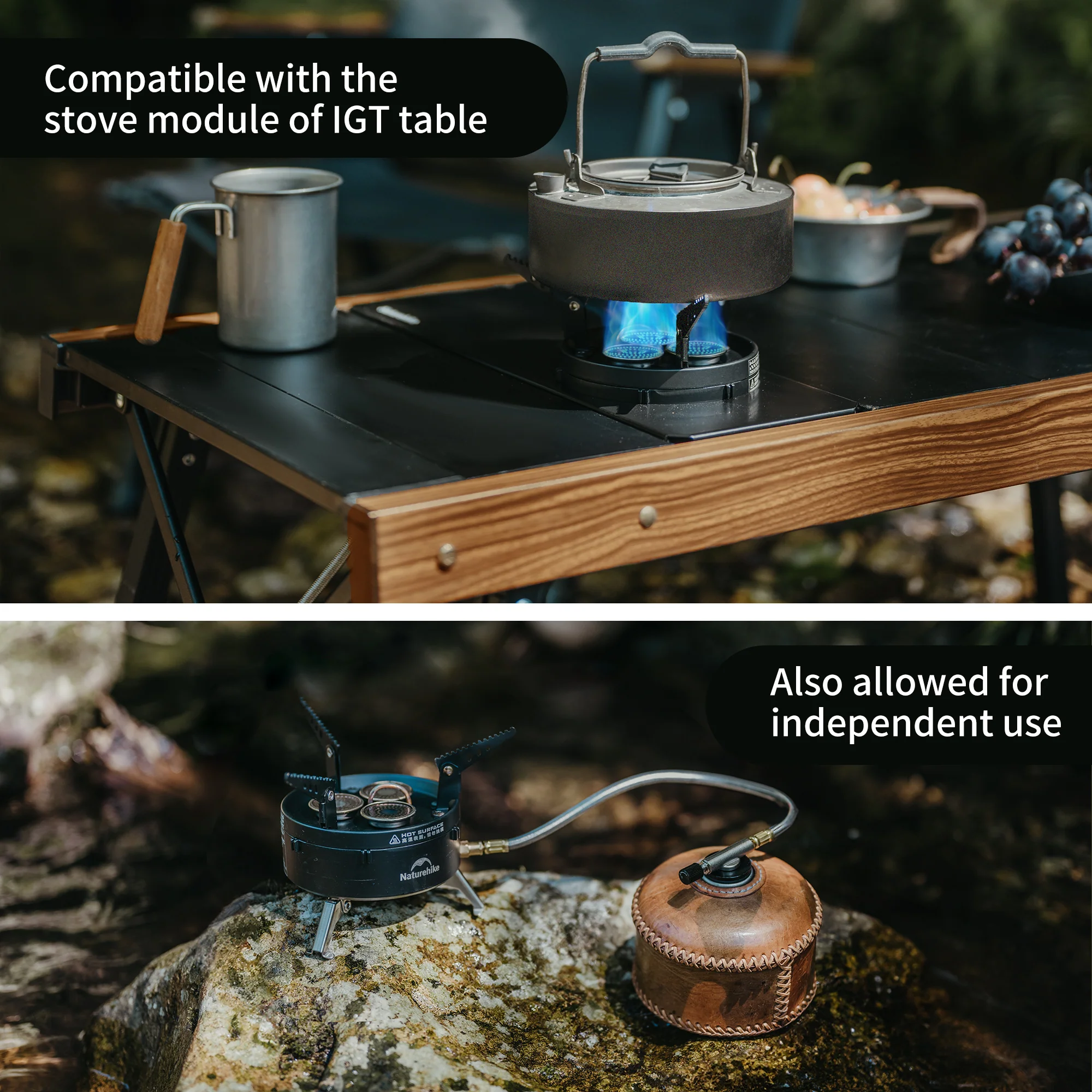 Naturehike Dark Star Three Burners Gas Stove (IGT Compatiable) 2026 - Image 3